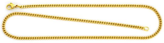 Foto 1 - Flachpanzer Kette Goldkette massiv Gelbgold 14K/585 Neu, K2239