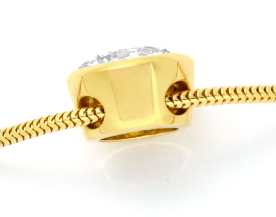 Foto 3 - Collier Riesen Diamant 1,62ct VVS1 18K Gelbgold-Schmuck, S1899